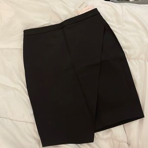 Banana Republic asymmetrical midi skirt in size 0 petite